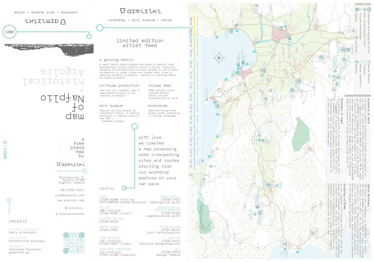 Side A - Brand Story & Map of Greater Area